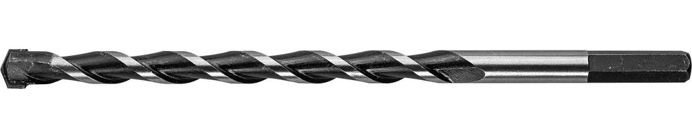 Сверло по бетону с шестигранным хвостовиком ПРОФЕССИОНАЛ СУПЕР-6 10X200 мм