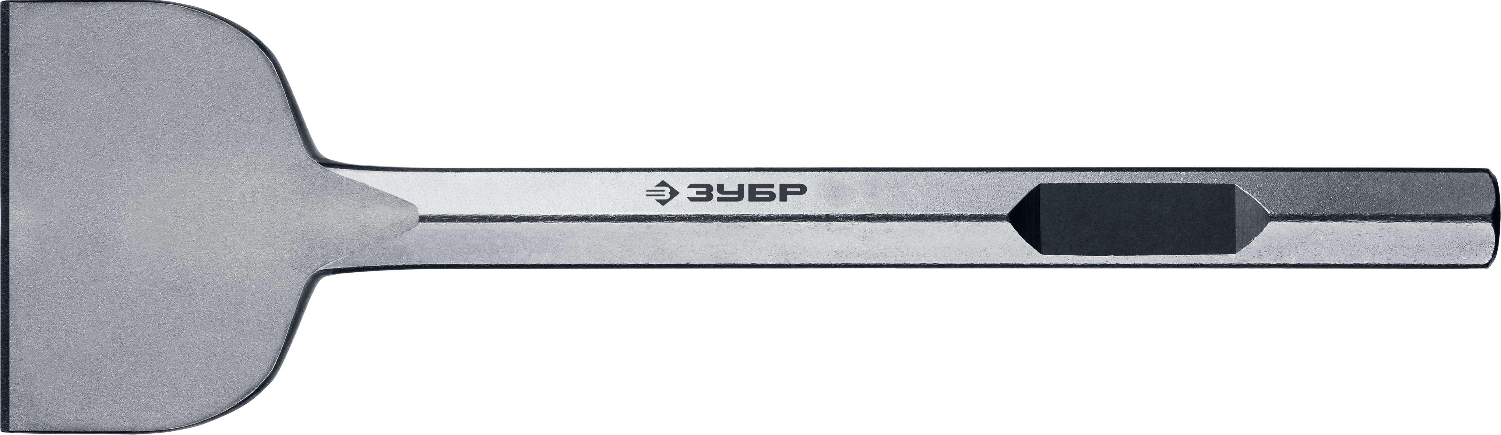 Зубило лопаточное 125x400 мм HEX 28, БУРАН