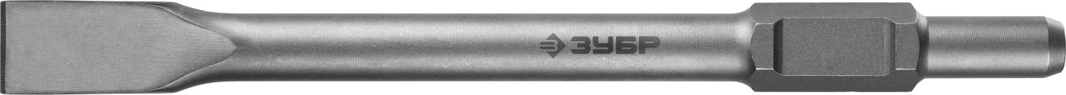 Зубило плоское 35x400 мм HEX 30, БУРАН