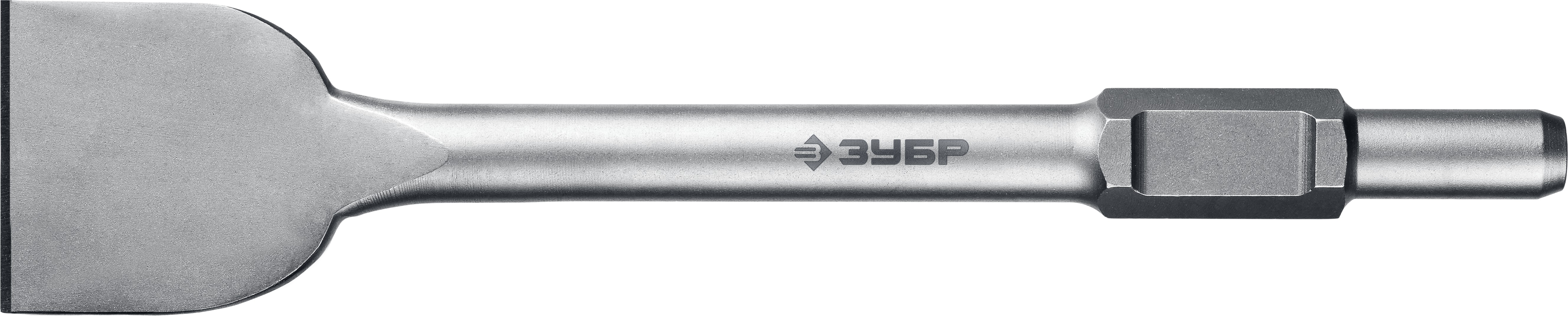 Зубило лопаточное 75x400 мм HEX 30, БУРАН
