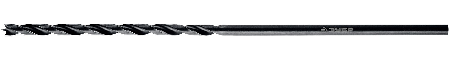 Сверло спиральное по дереву d 10x200/150мм , М-образная заточка