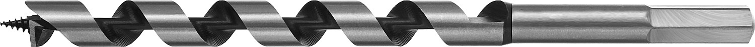 Сверло левиса по дереву 8x235/160мм, шестигранный хвостовик
