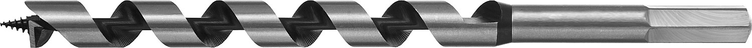 Сверло левиса по дереву 10x235/160мм, шестигранный хвостовик