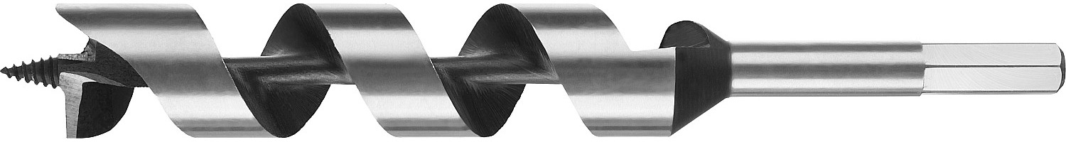 Сверло левиса по дереву 30x235/160мм, шестигранный хвостовик