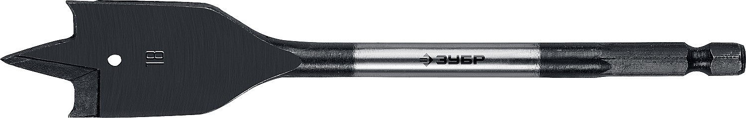 Сверло перовое по дереву 18x152мм, с боковыми подрезателями