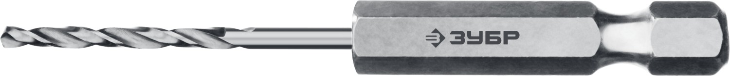 Сверло по металлу с шестигранным хвостовиком сталь Р6М5 класс А, ПРОФ-А 2.5х77мм