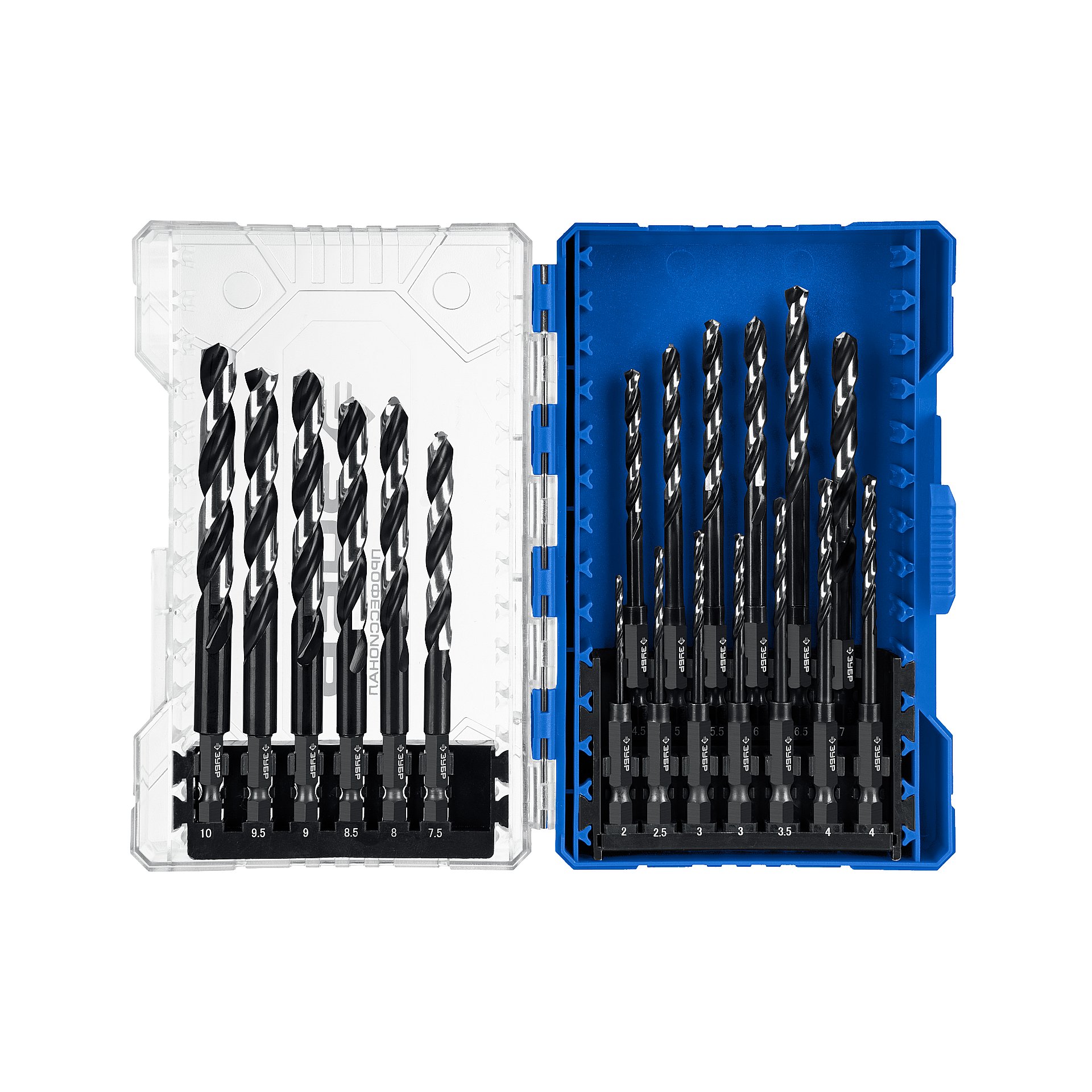 "Набор сверл по металлу для винтовёртов и шуруповертов IMPACT READY, НЕХ-1/4"", 19 шт"