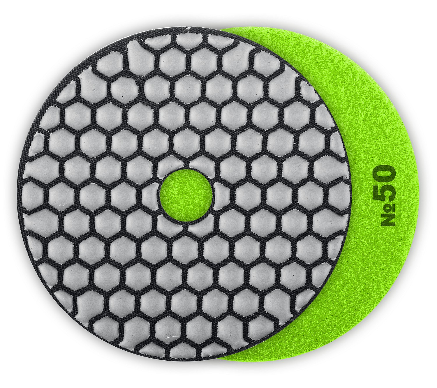 Круг алмазные гибкий шлифовальный (Черепашка) для сухого шлифования, 100мм, №50