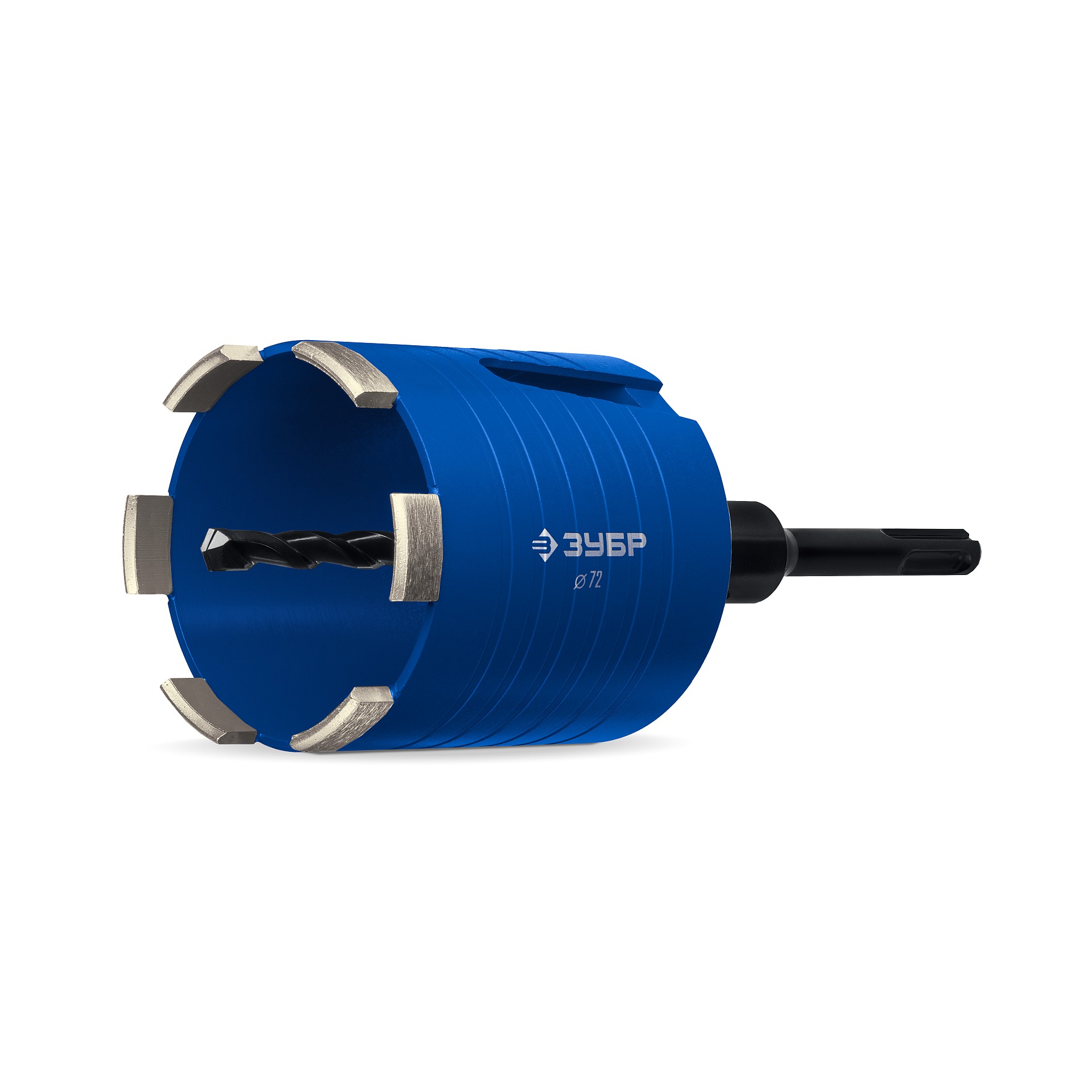 Коронка алмазная для подрозетников, АСК d 72 мм, М16, рабочая глубина 75 мм, лазерная сварка