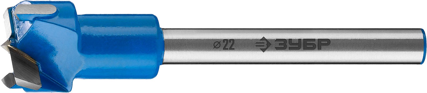 Сверло форстнера 22x90 мм композитное, твердосплавные резцы