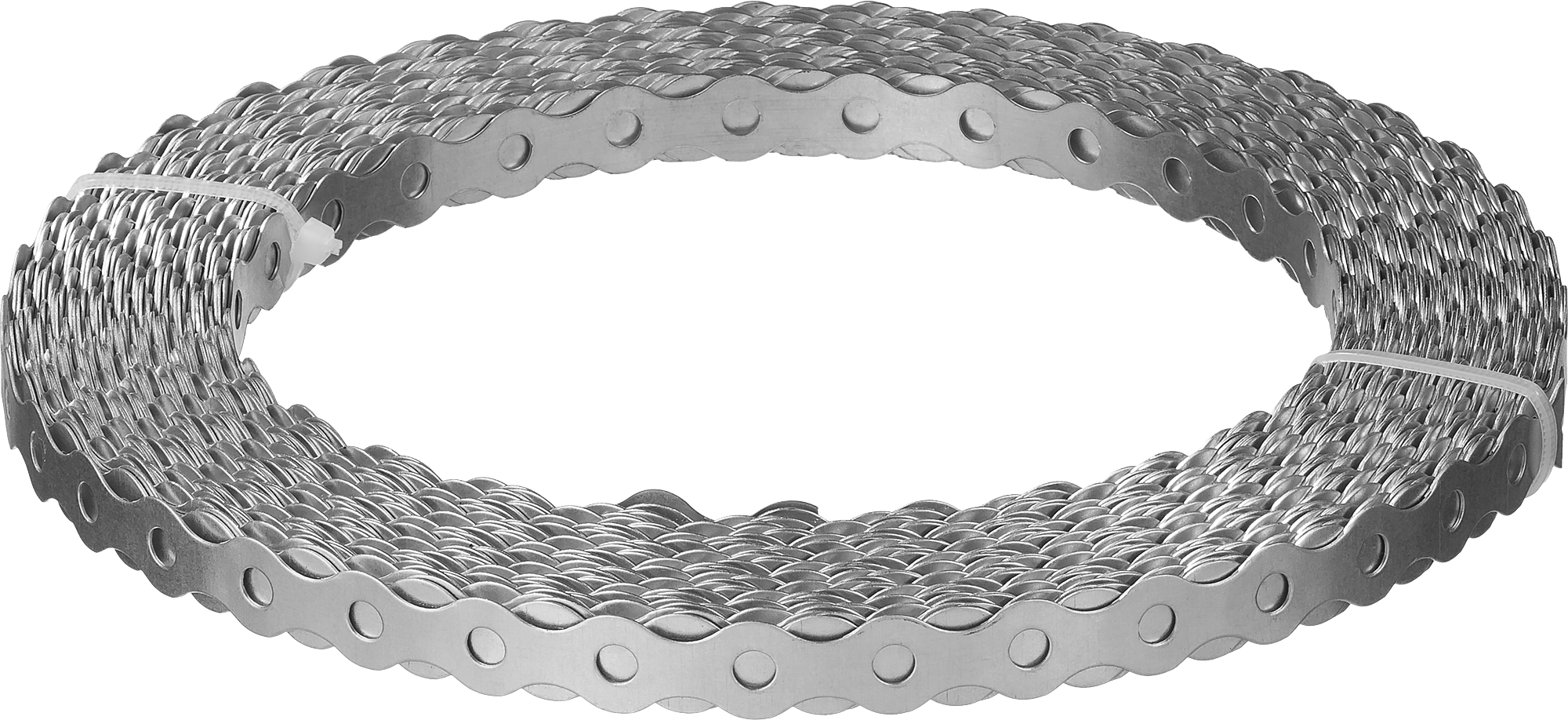 Волна перфорированная 17х0.5 мм, 25 м, вентиляционная лента, цинк