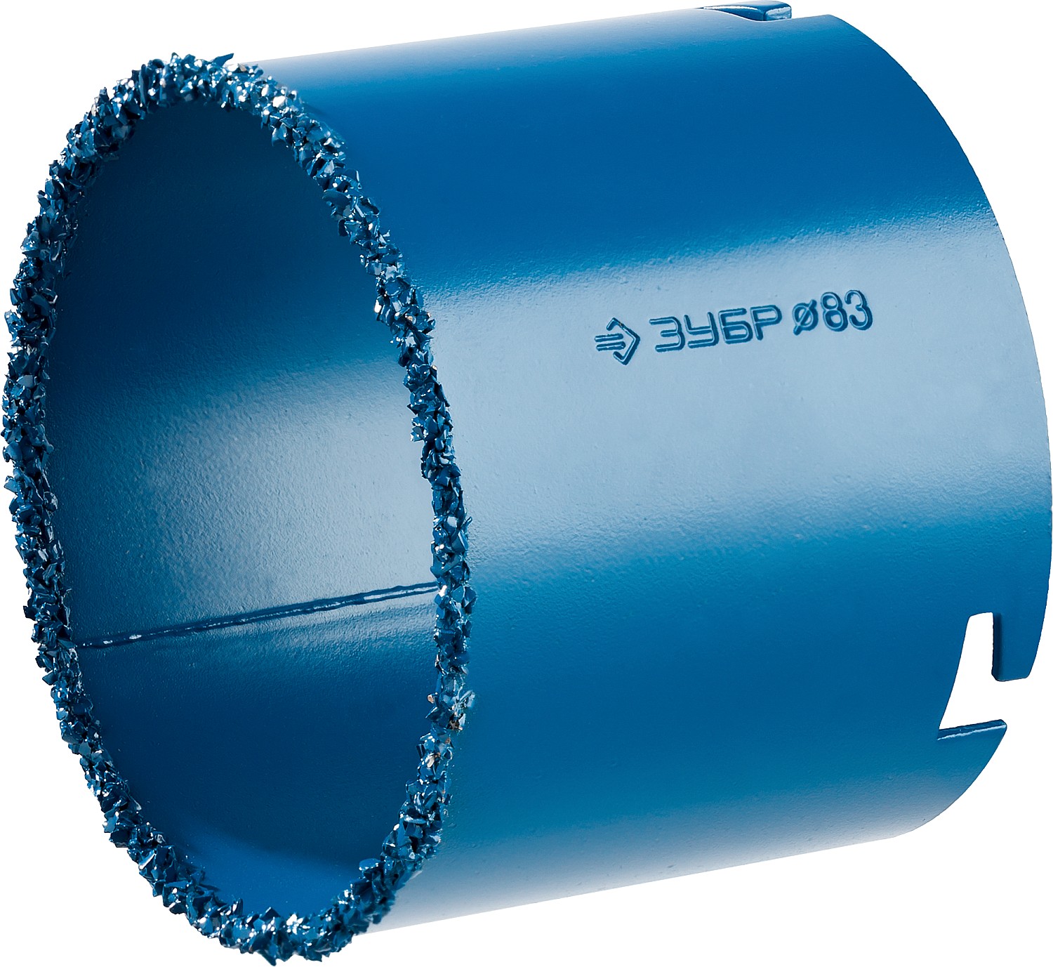 Кольцевая коронка ''Профессионал'' c карбид-вольфрамовым нанесением, 83 мм, высота 55 мм