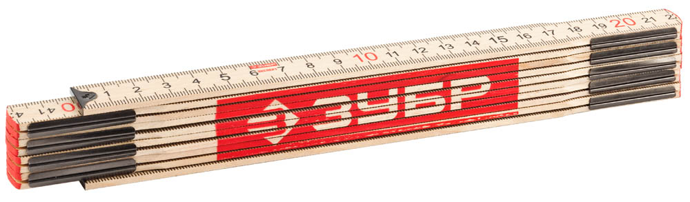 Метр ''ЭКСПЕРТ'' складной, усиленный, деревянный, 2м