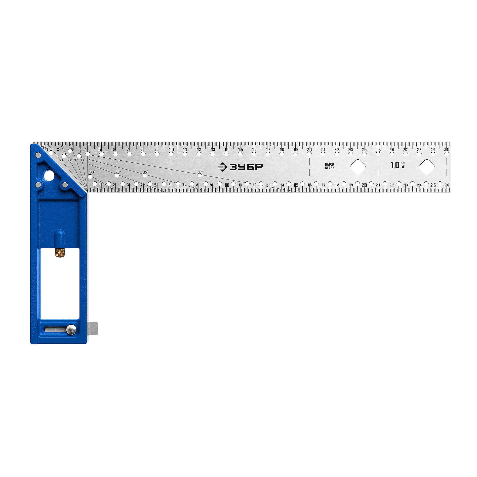 Рейсмус-угольник разметочный, ПРОФЕССИОНАЛ, 300 мм