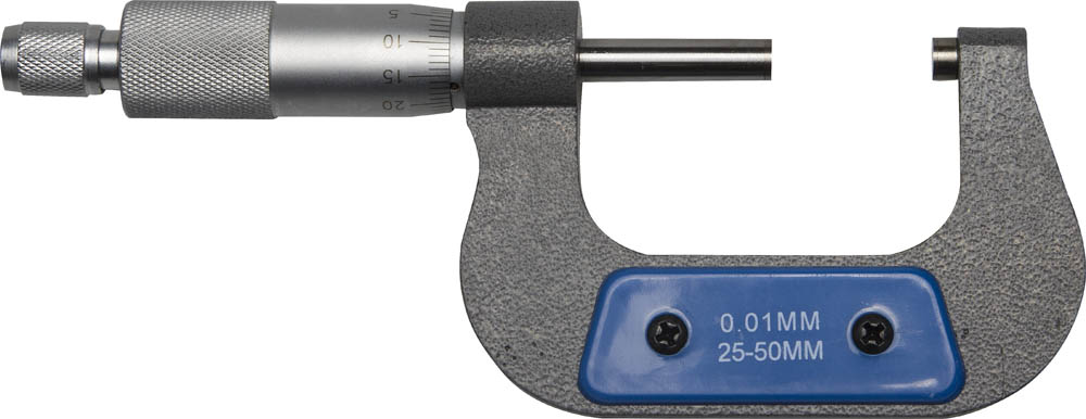 Микрометр ''ЭКСПЕРТ'' гладкий механический, МК 50, диапазон 25-50мм, шаг измерения 0,01мм