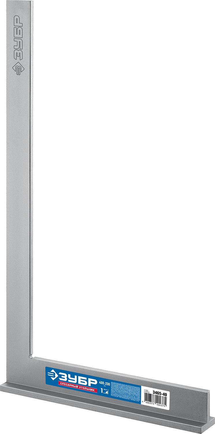 Угольник слесарный со стальным полотном 400x230 мм. Серия Профессионал.
