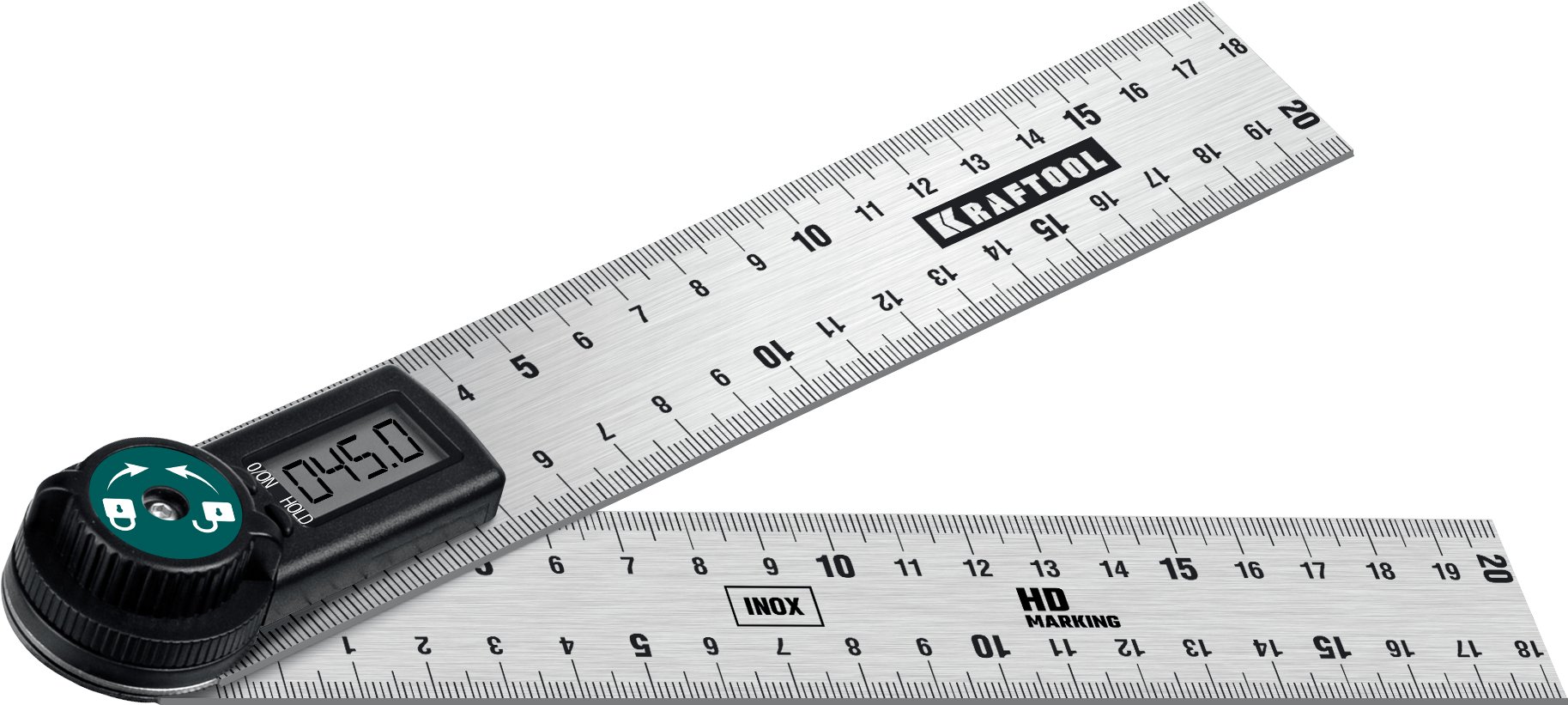 Транспортир-угломер электронный, DPM-20 200 мм