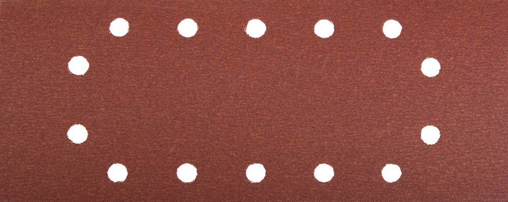 Лист шлифовальный ''Мастер'', 14 отверстий, для ПШМ на зажимах, Р320, 115х280мм, 5шт