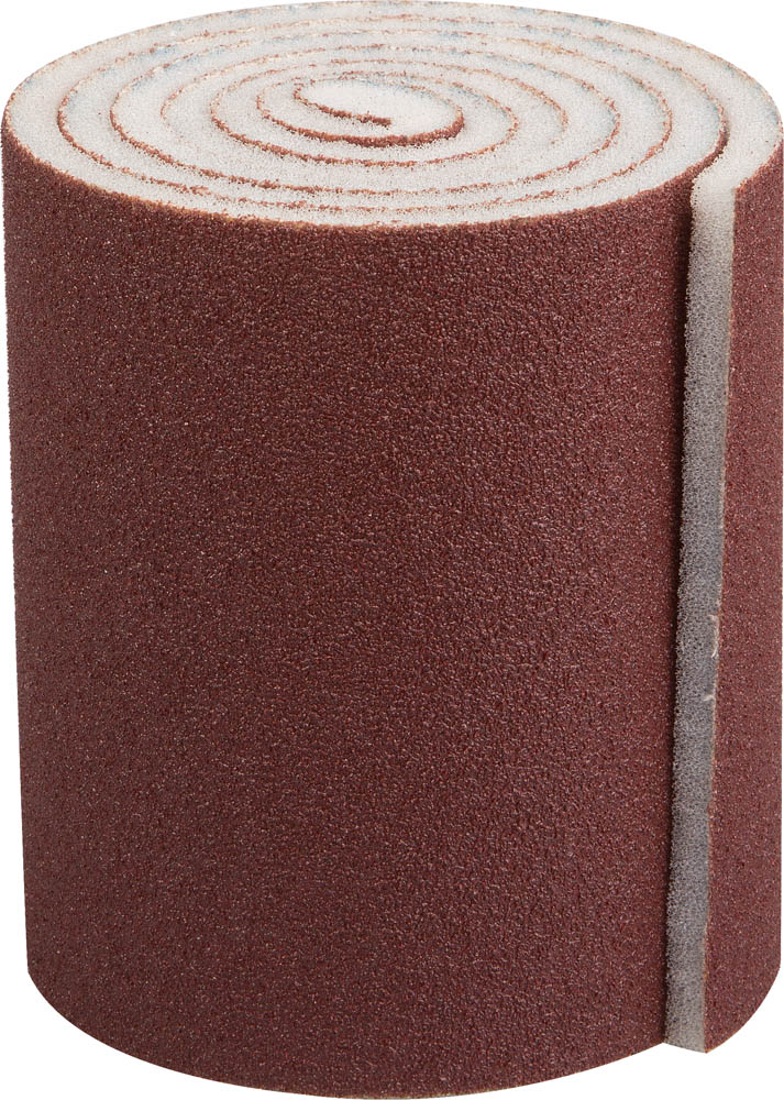 Бобина поролоновая ''Мастер'' с абразивным покрытием, Р80, 93х5х1000мм