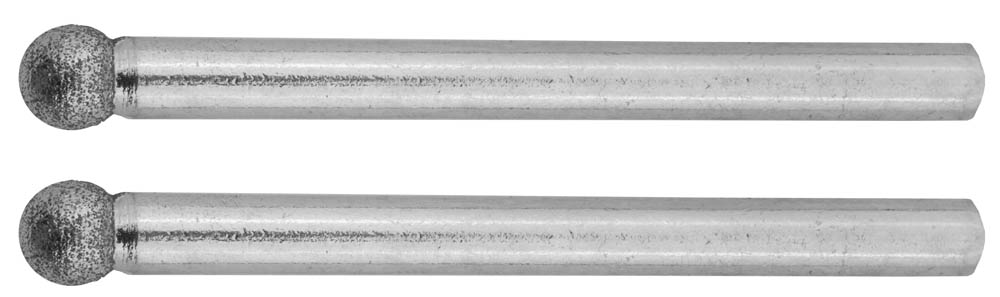 Мини-шарошки алмазные, d 4,0x3,2мм, длина 38мм, 2шт