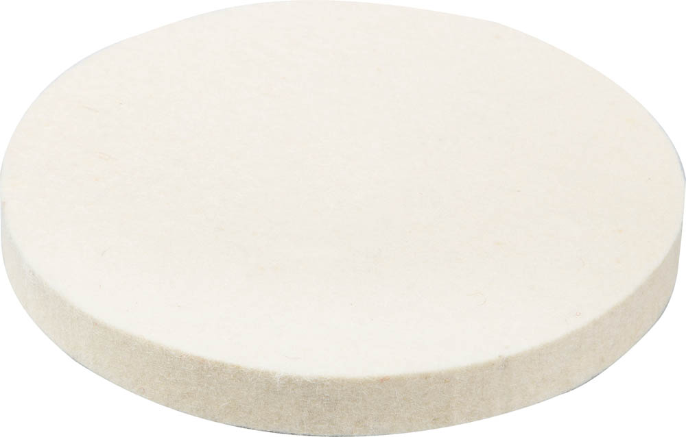 Насадка полировальная из фетра на липучке, 125мм