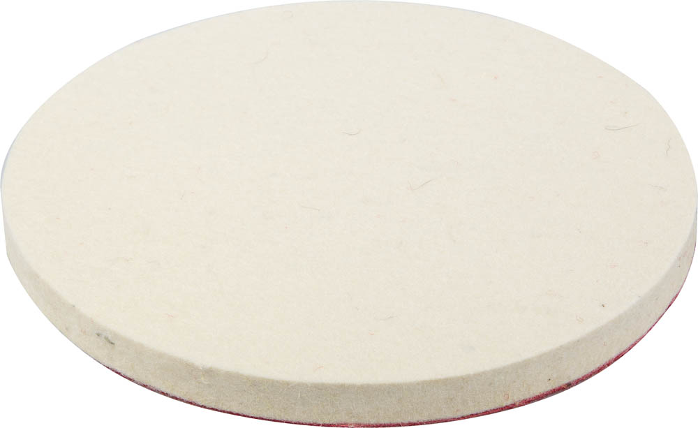 Насадка полировальная из фетра на липучке, 180мм