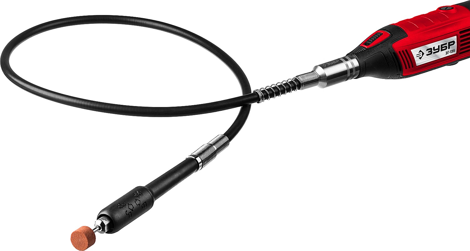 Гибкий вал с цанговым патроном, Д 1,6 - 3,2 мм, L - 1метр