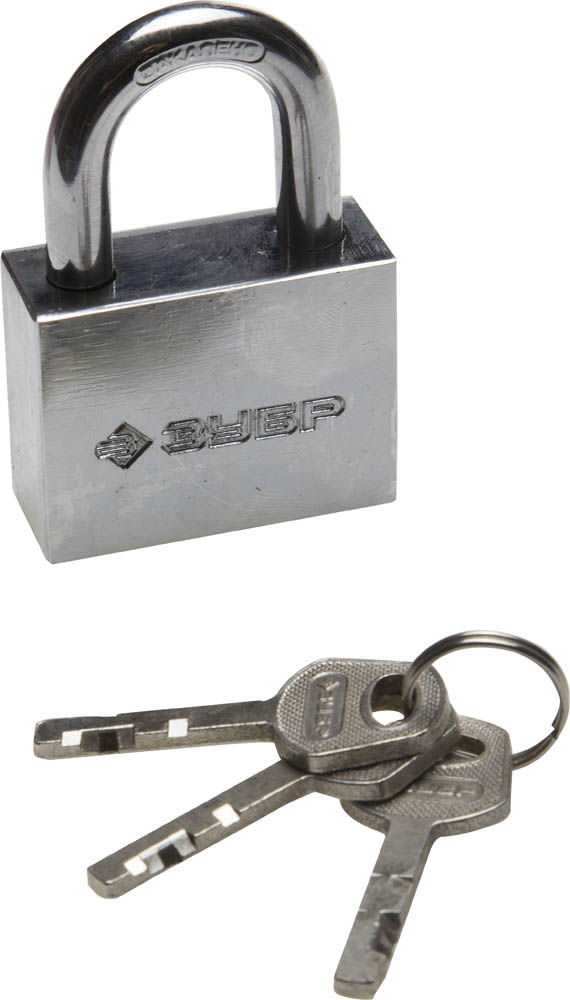 Замок ''Мастер'' навесной, стальной корпус, закаленная дужка, 50мм