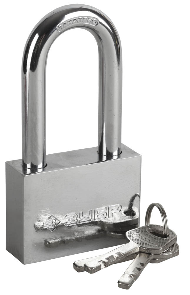 Замок ''Мастер'' навесной, стальной корпус, закаленная удлиненная дужка, 60мм