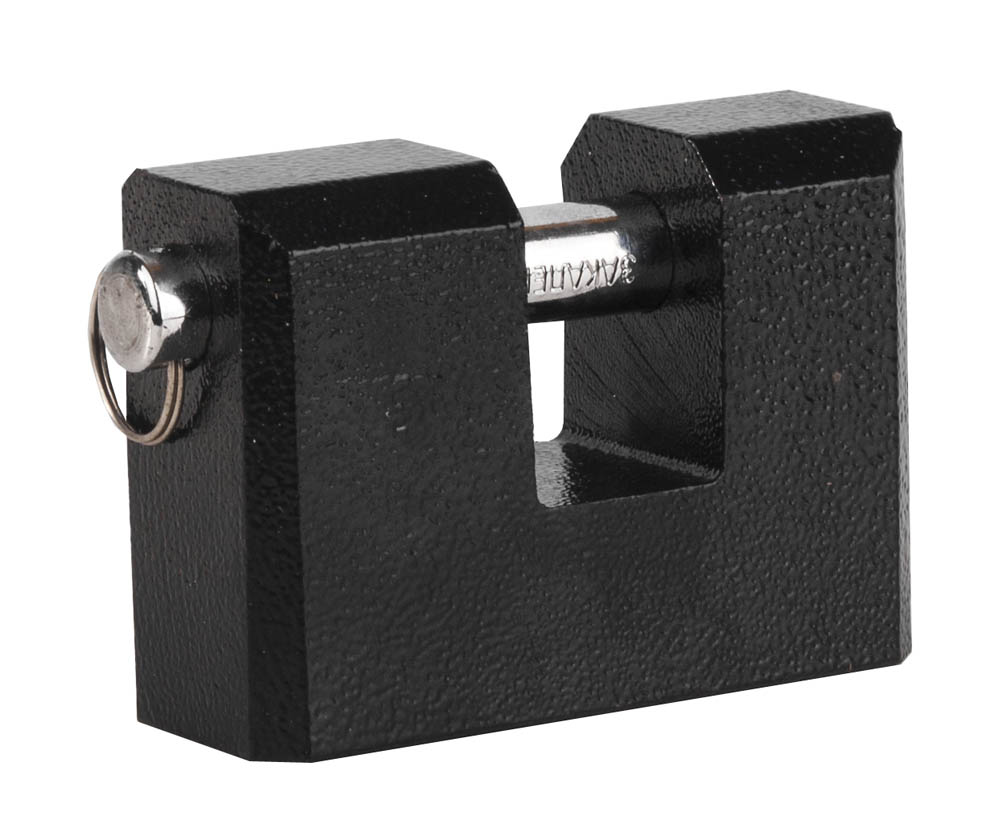 Замок навесной ''Мастер'' усиленный, дисковый механизм секрета, ключ 7 PIN, дужка d-14мм, 90мм