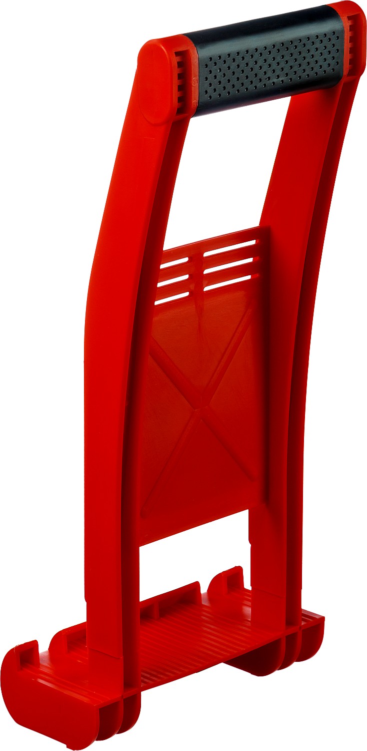 Ручка-переноска ''Мастер'' для гипсокартона и стекла, для 1 человека, пластиковый корпус, с прорезиненой рукояткой, для панелей до 35мм