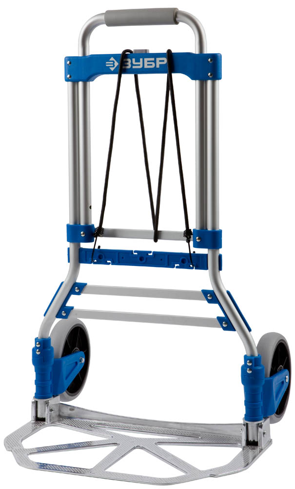 Тележка складная хозяйственная, до 90кг, каркас и платформа из алюминия, платформа 48,5x28,5см, колёса d13см, вес 4,65кг