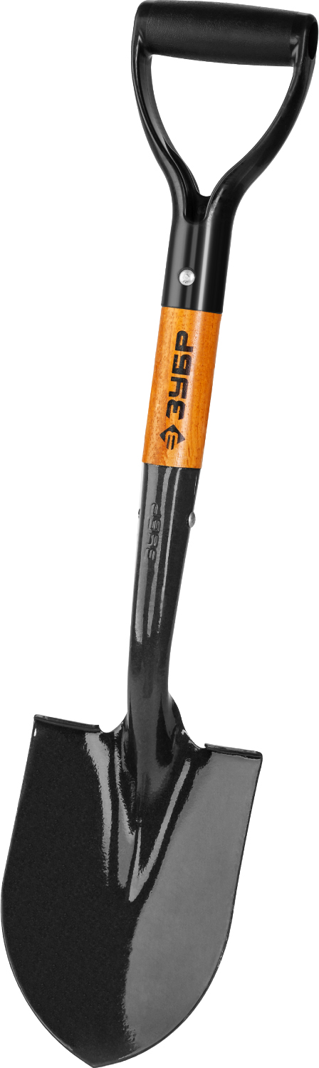 Лопата ''Профи-10'' автомобильная, деревянный черенок, с рукояткой, Профессионал