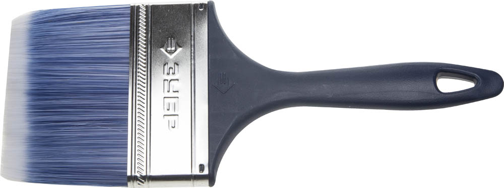 Кисть плоская ''АКВА-МАСТЕР'' ''КП-13'', искусственная щетина, пластмассовая ручка, 100мм