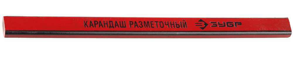 Карандаш строительный плотника , HB, 180мм, утолщенный стержень 3*6 мм, КСП, серия Профессионал