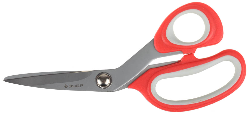Ножницы ''Мастер'' изогнутые хозяйственные, двухкомпонентные ручки, 190мм