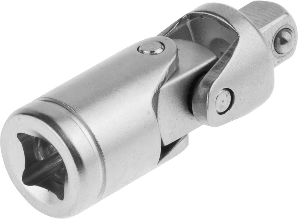 Шарнир карданный ''Мастер'' (1/4''), Cr-V, хроматированное покрытие