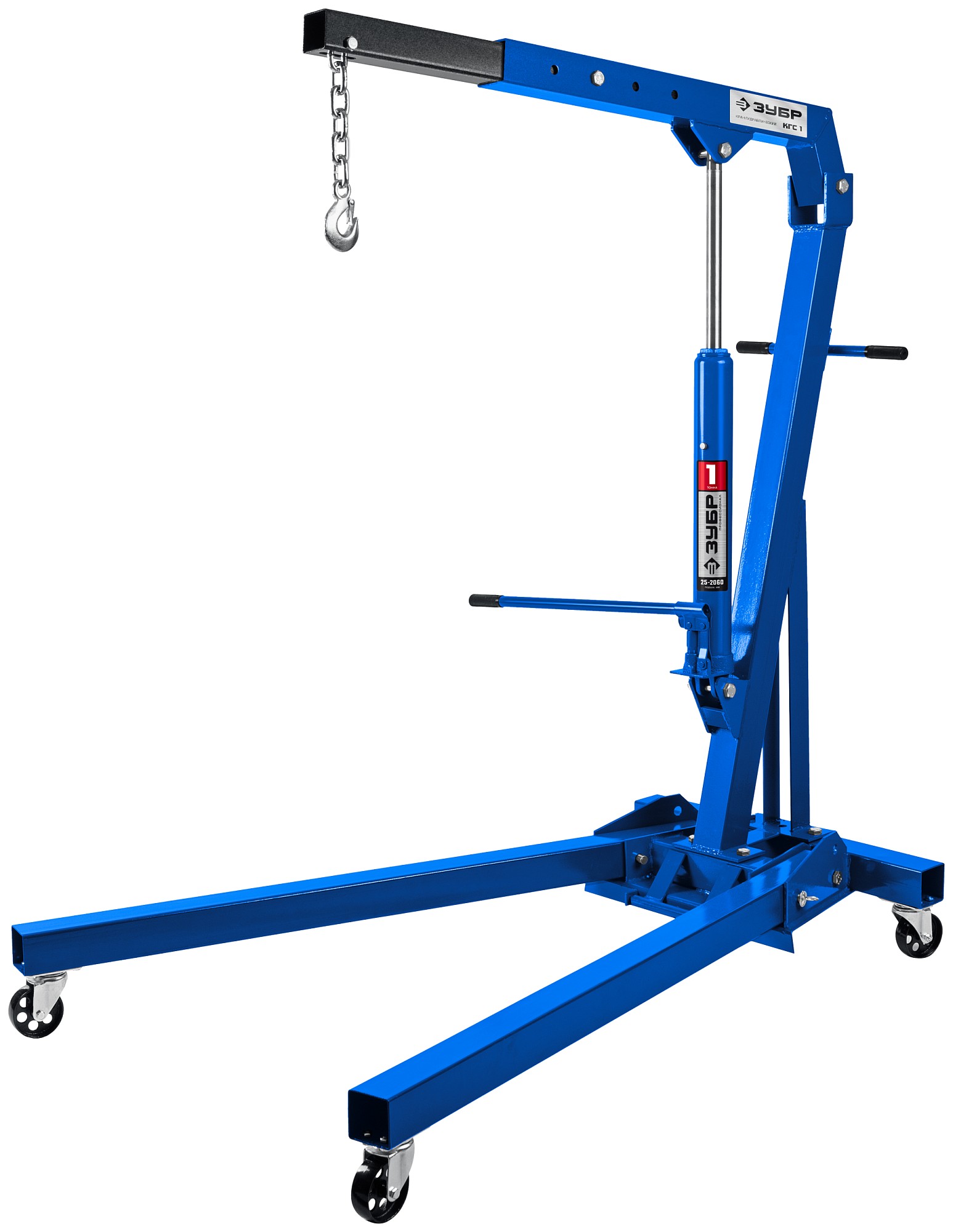 Кран складной гидравлический КГС-1, 1 т, 25 - 2060 мм, Профессионал