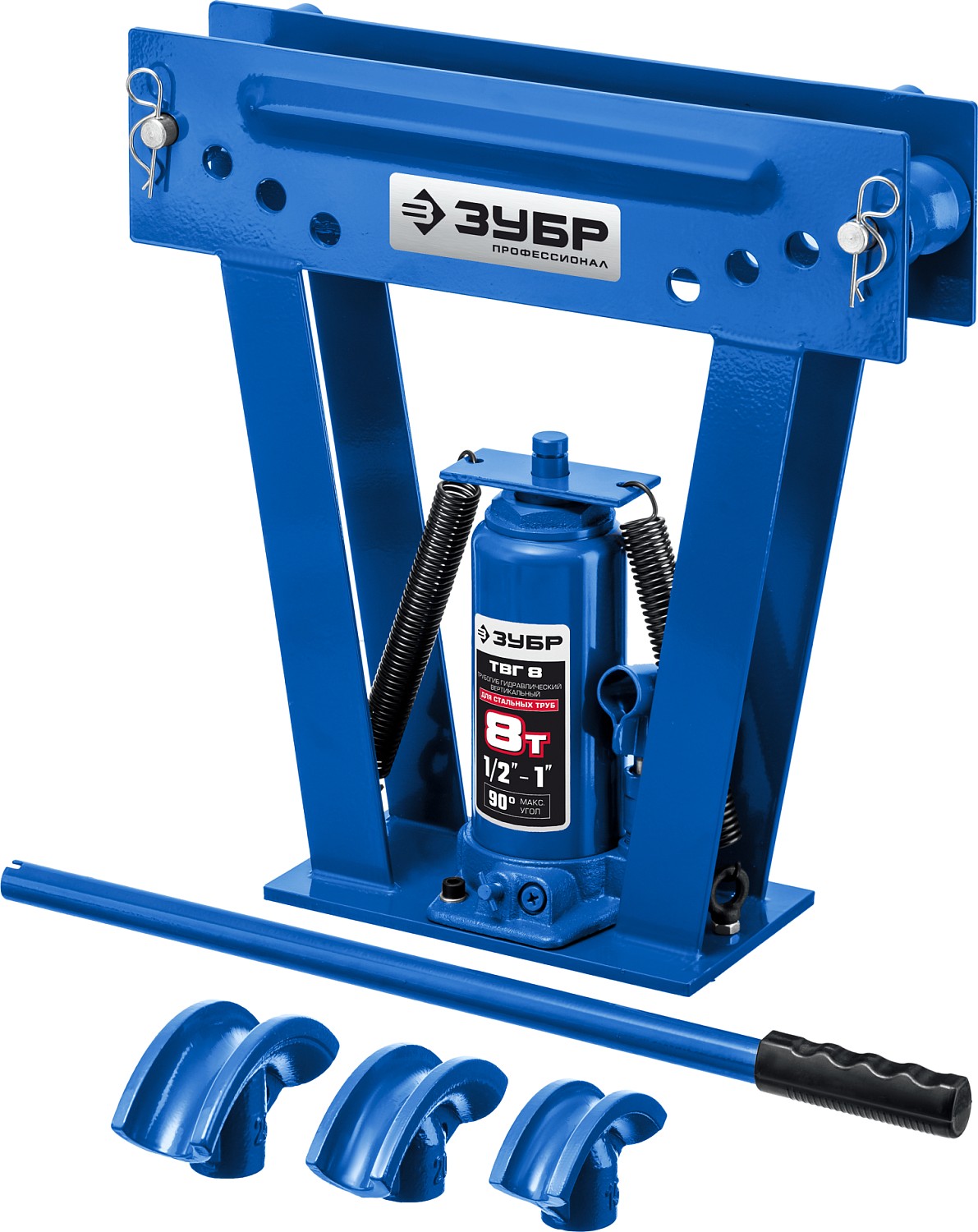 Трубогиб гидравлический вертикальный ручной, ТВГ-8 1/2-1'' 8т Профессионал