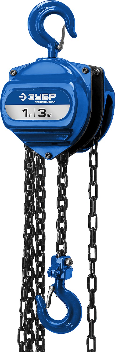 Таль цепная ''ТШ-1-3'' шестеренная, Профессионал 43081-1, 1т / 3м