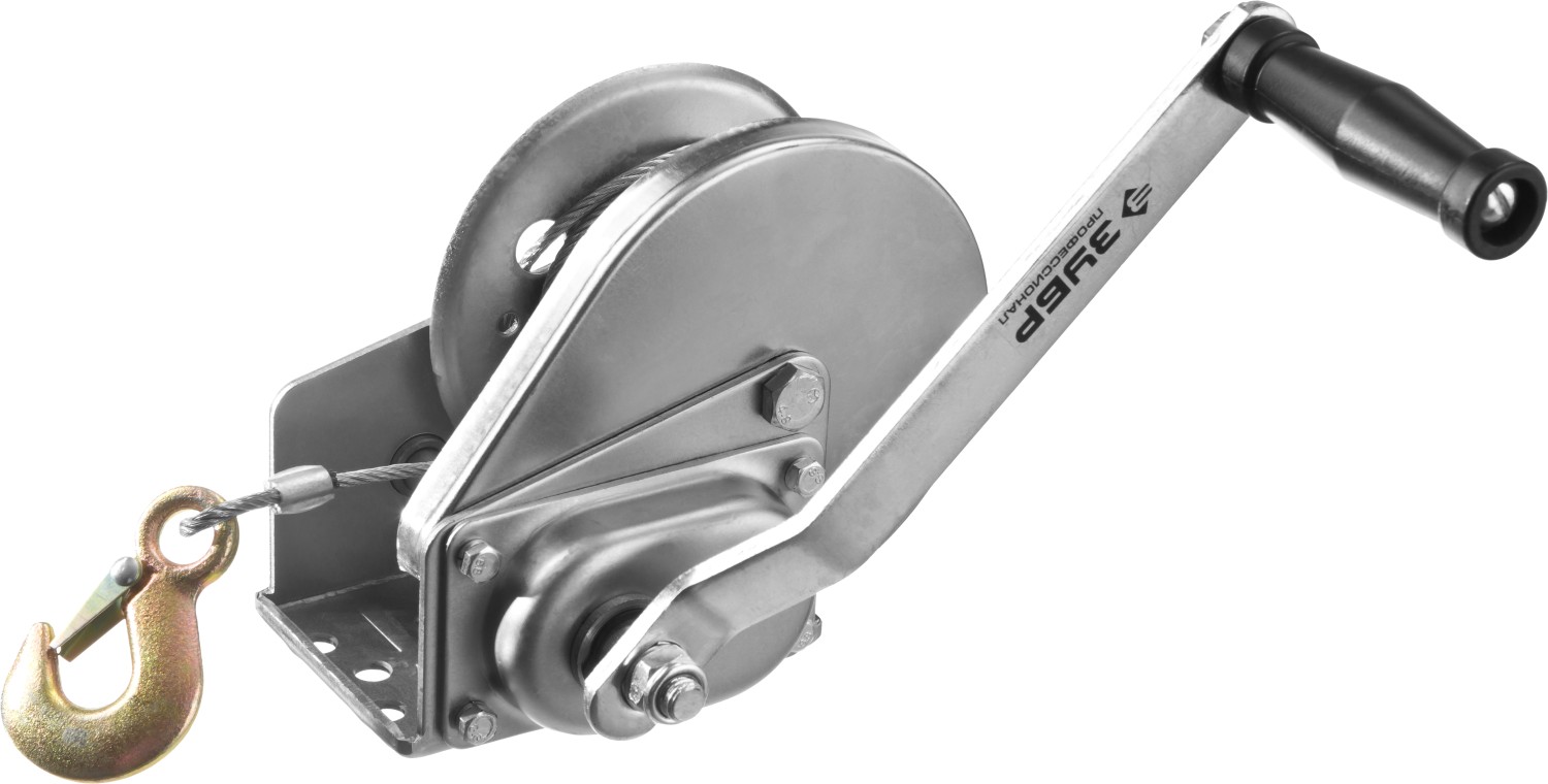 Лебедка ручная барабанная ''Профессионал'', подъемная, тросовая, 0,5т, 8м