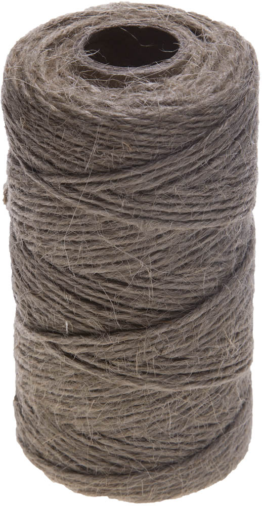 Шпагат джутовый, 4-ниточный, d=1,2 мм, 90 м, 24 кгс, 1,12 ктекс