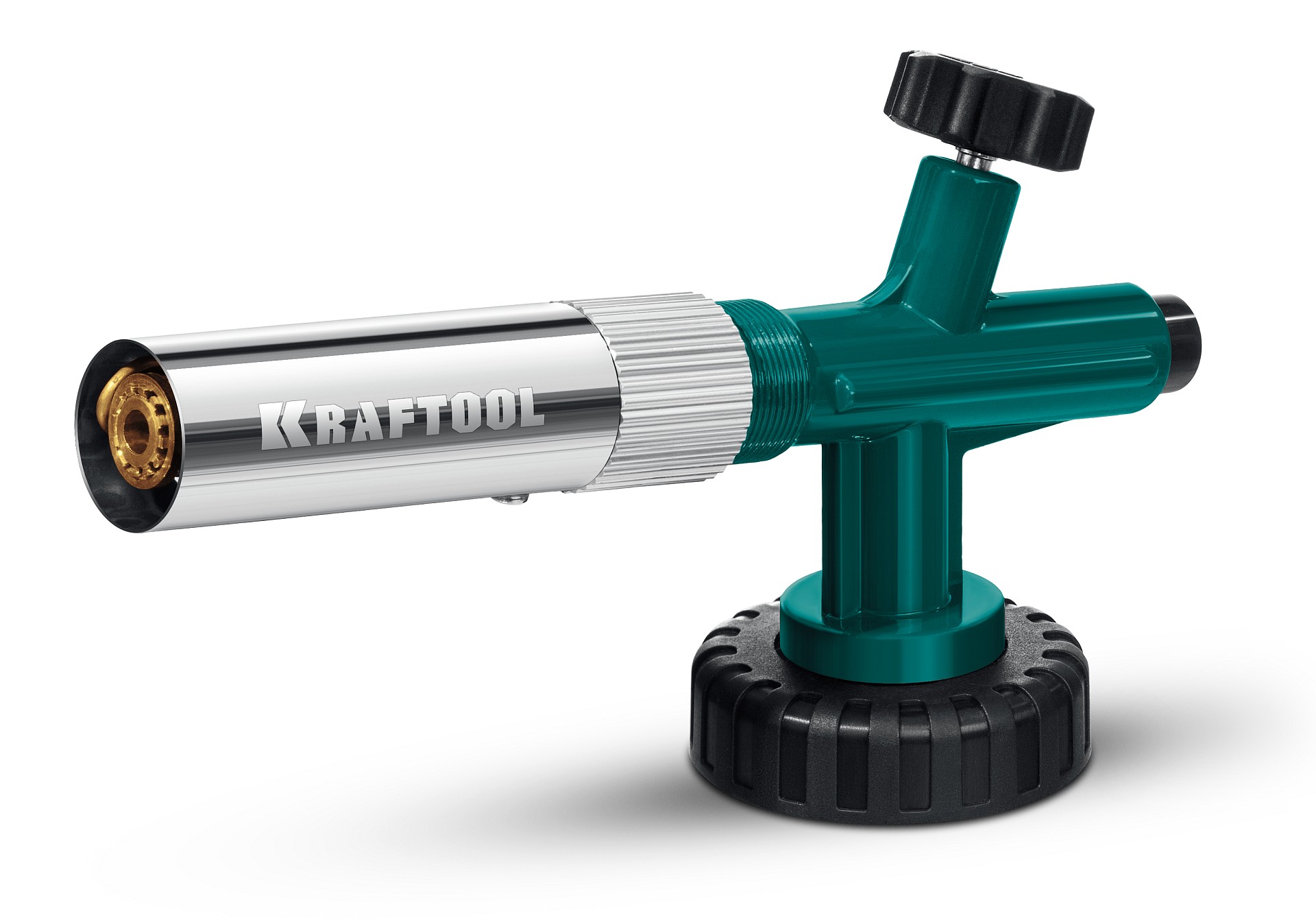 Горелка газовая на баллон, цельнометаллическая с пьезоподжигом, KG-1000