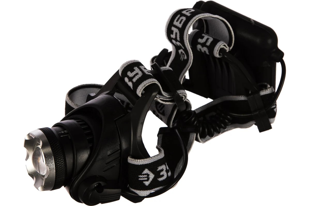 Фонарь налобный, светодиодный, РХ-650, 4 AA, 450 Лм, 3 режима Профессионал