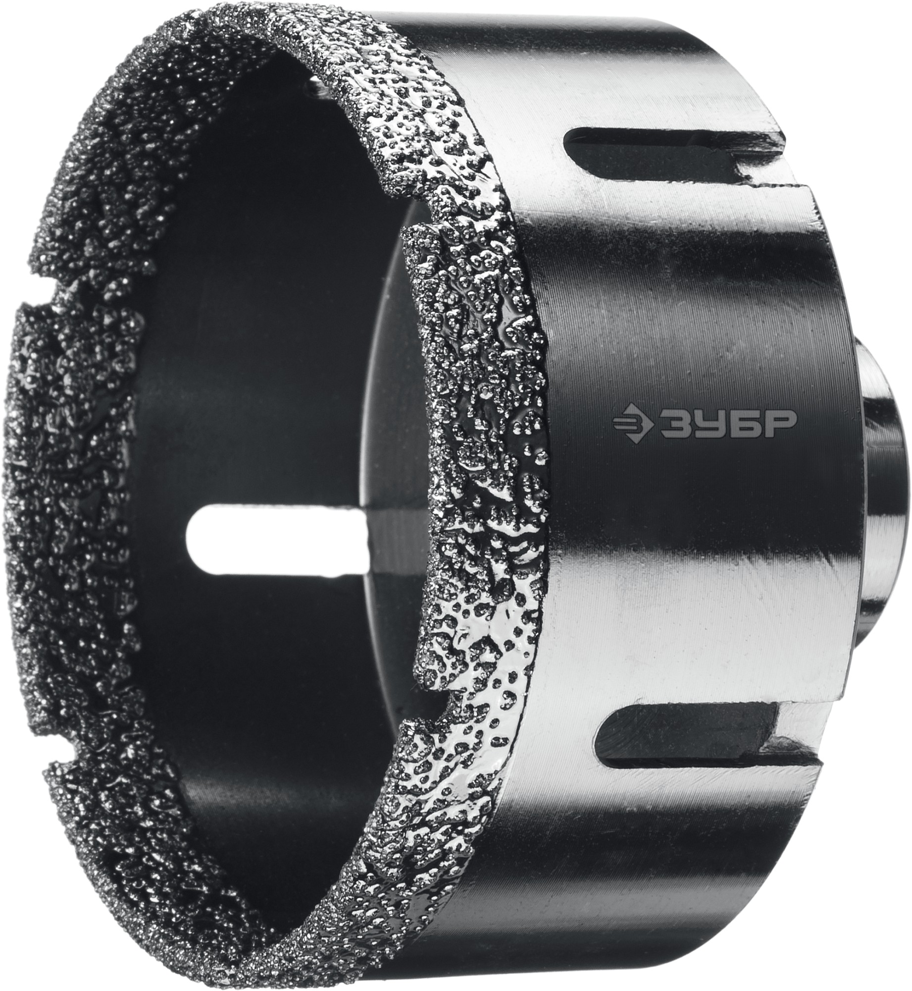 Коронка алмазная высокоскоростная для УШМ (М14) d 80мм по керамограниту и железобетону, Вакуумное Спекание, Профессионал