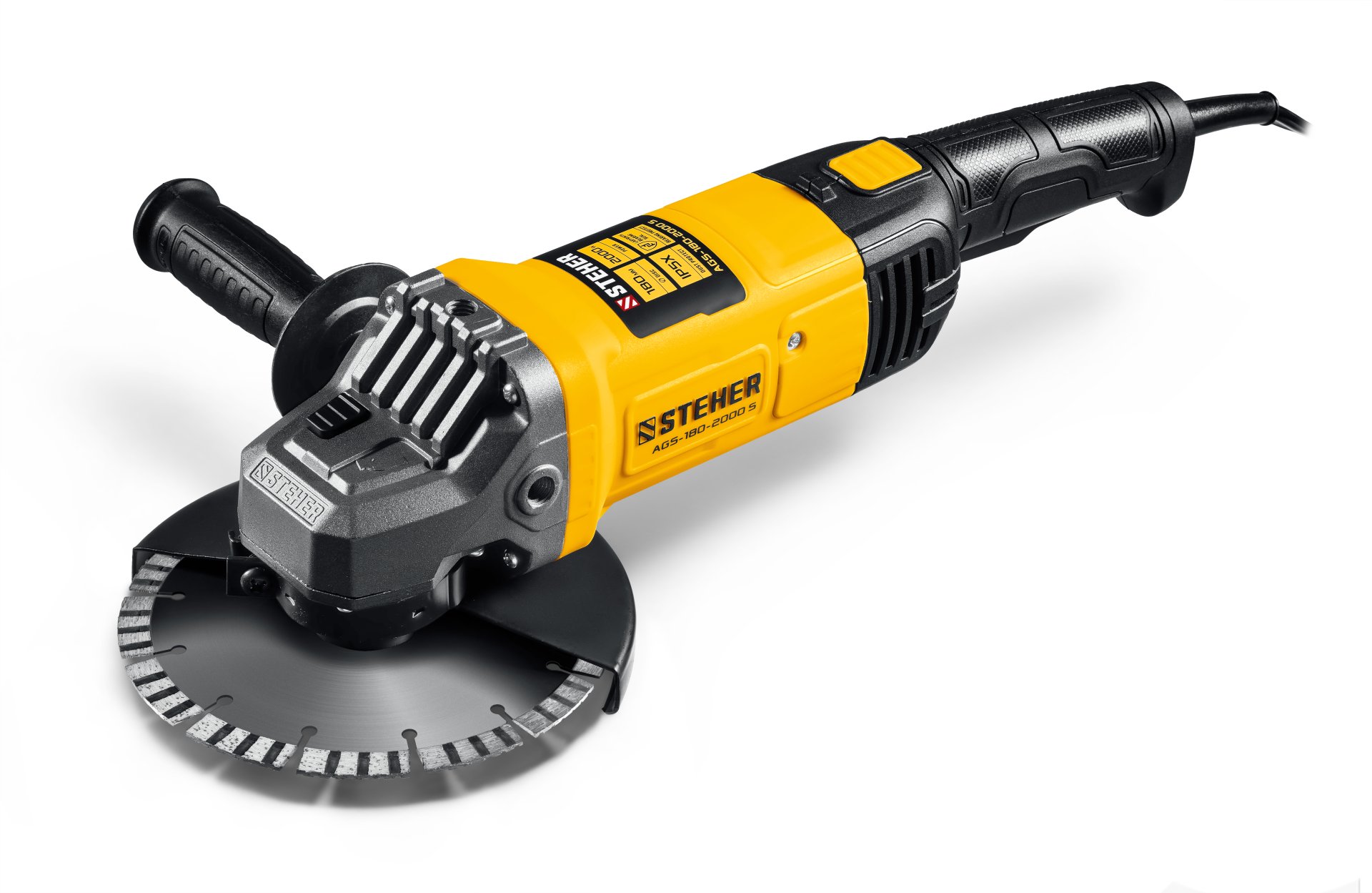 УШМ d 180 мм, 2000 Вт