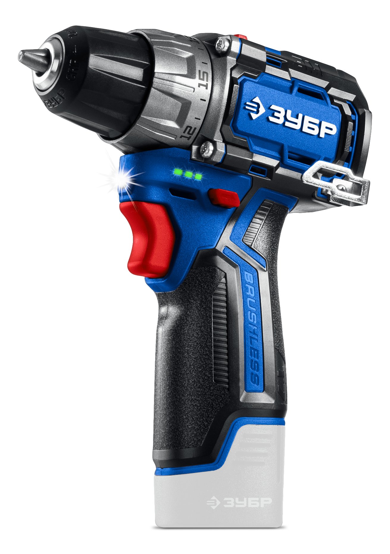 Дрель-шуруповерт КОМПАКТ 1, 12 В, 45 Н·м, без АКБ тип Т7, BRUSHLESS, Профессионал