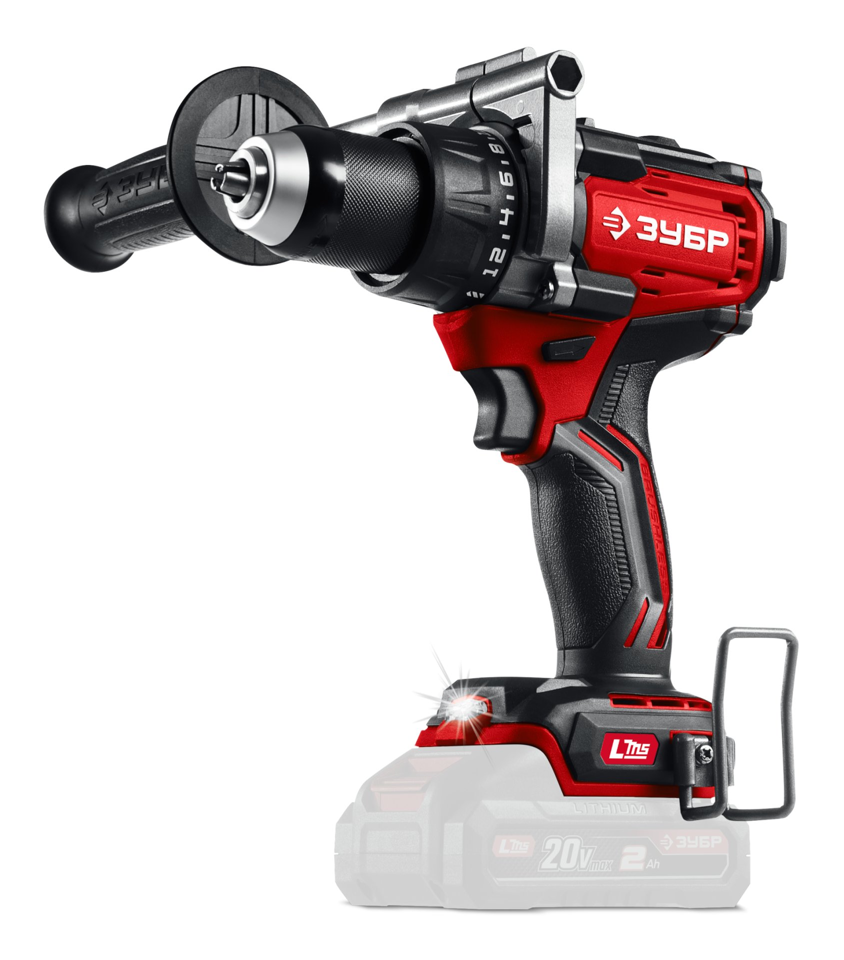 Дрель-шуруповерт, бесщеточная 20 В, 165 Н·м, без АКБ LMS