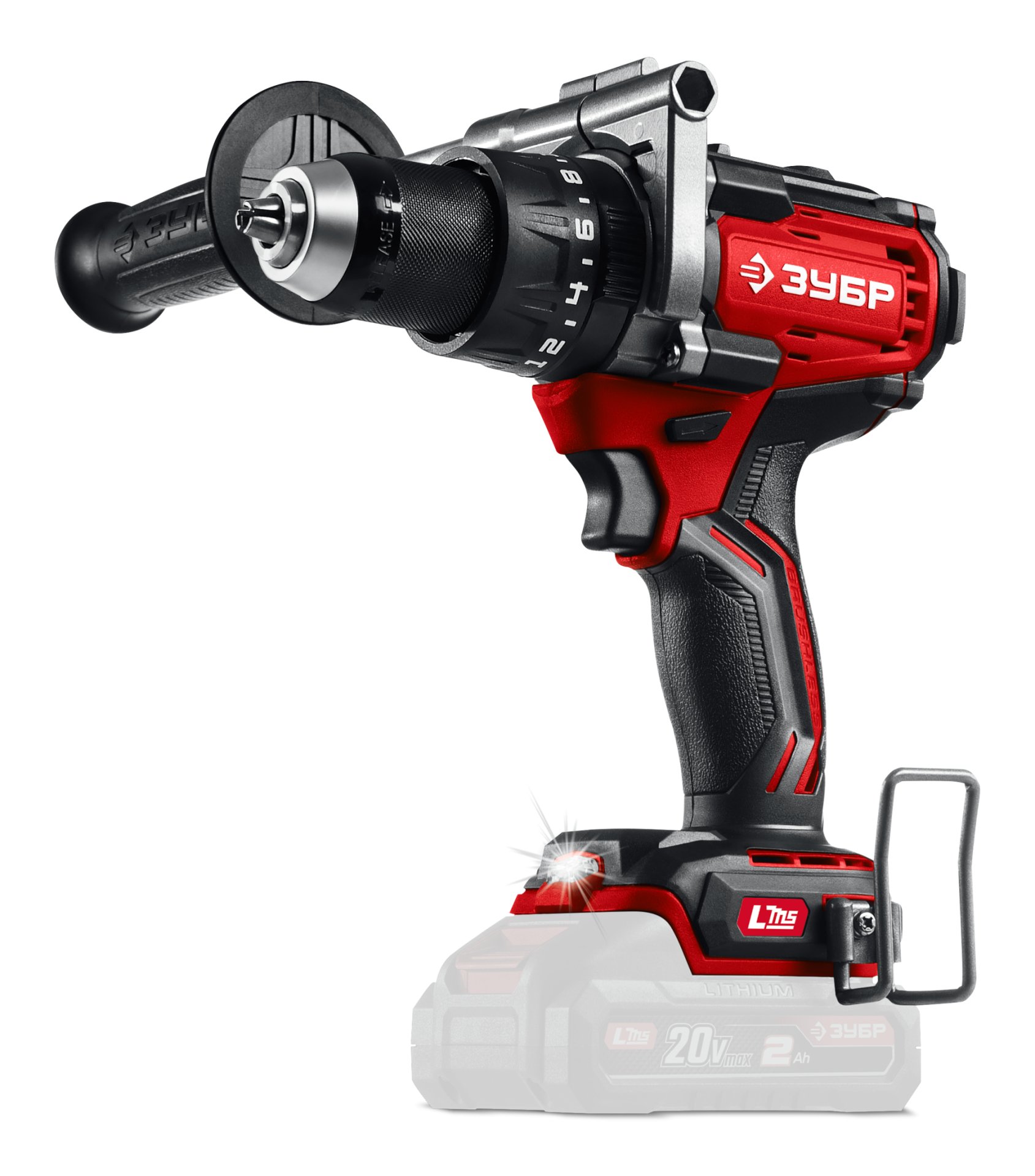 Дрель-шуруповерт бесщеточная, ударная 20 В, 165 Н·м, без АКБ LMS