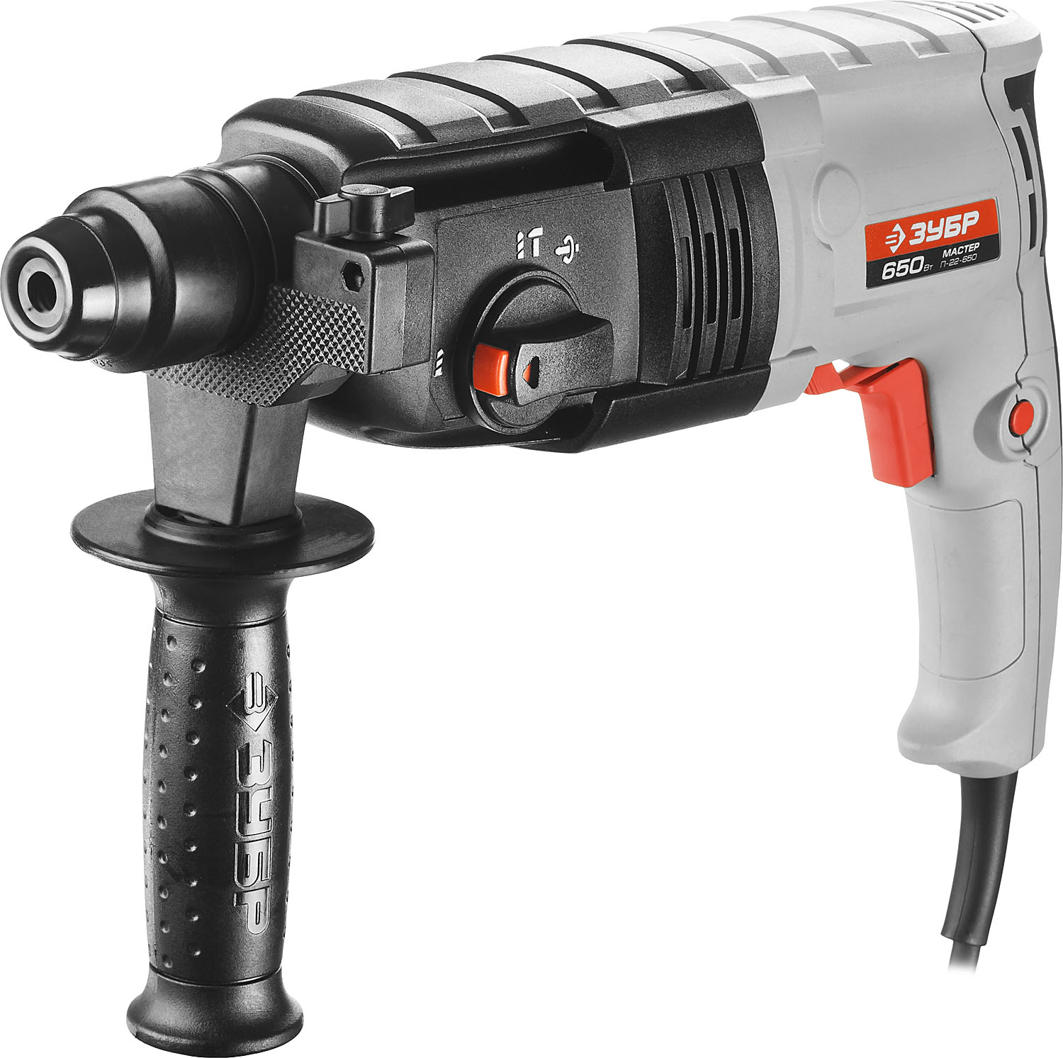 Перфоратор SDS-plus, 2.3 Дж, 0-870 об/мин, 0-4850 уд/мин, 650 Вт, кейс